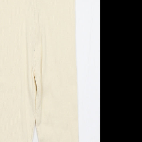 George Girls Ivory   Capri Trousers Size 3-4 Years