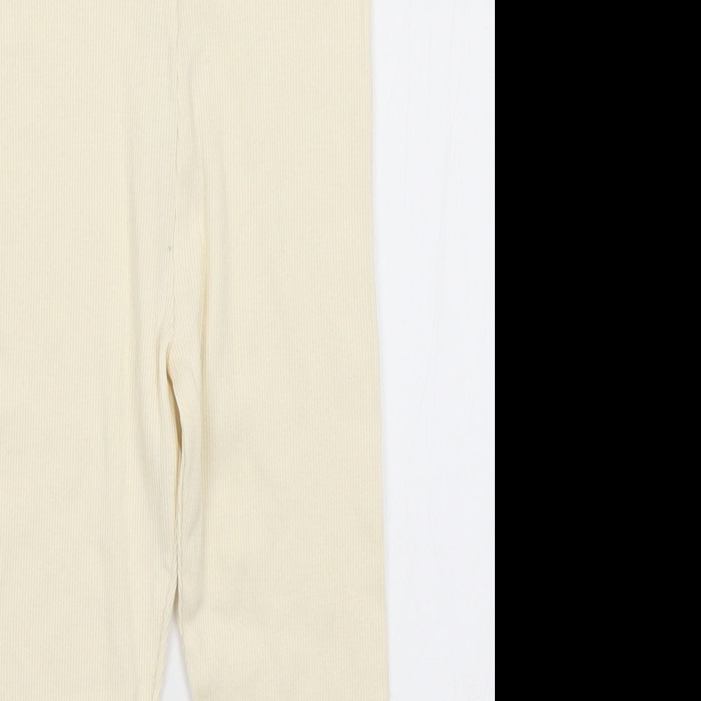 George Girls Ivory   Capri Trousers Size 3-4 Years