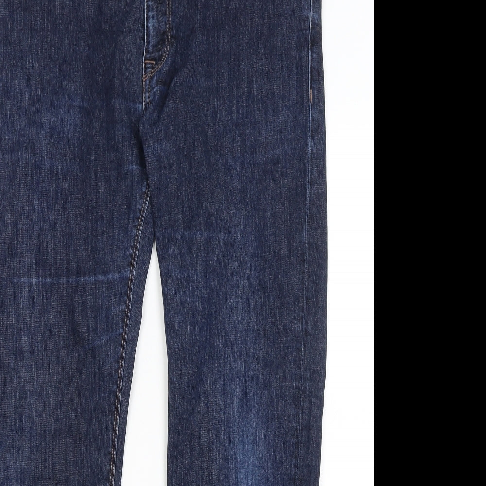 HUGO BOSS Mens Blue   Straight Jeans Size 34 in L28 in