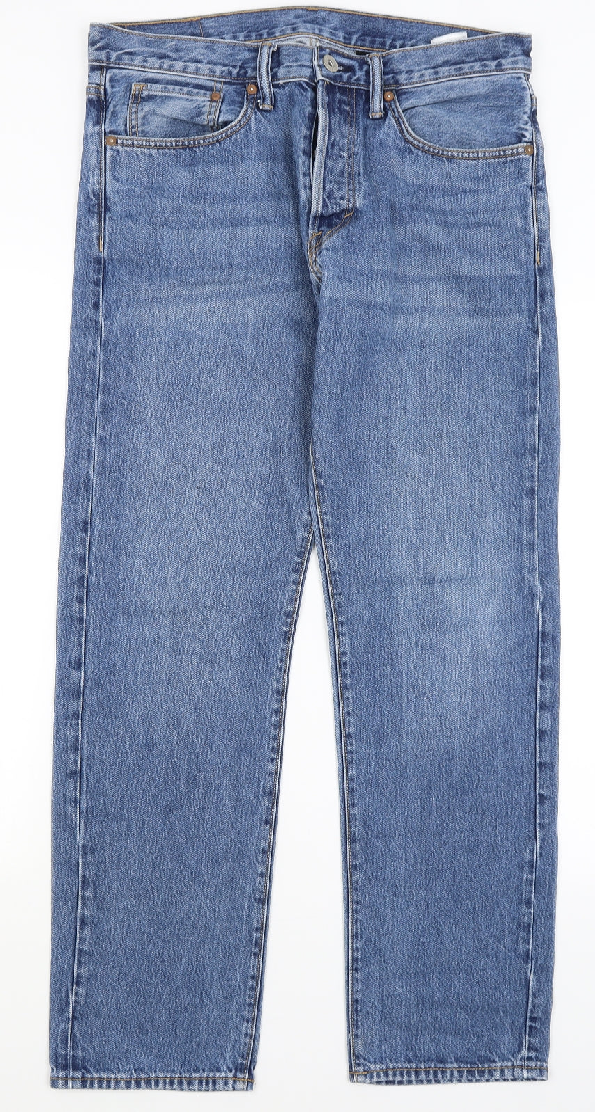 H&M Mens Blue   Straight Jeans Size 33 in L30 in