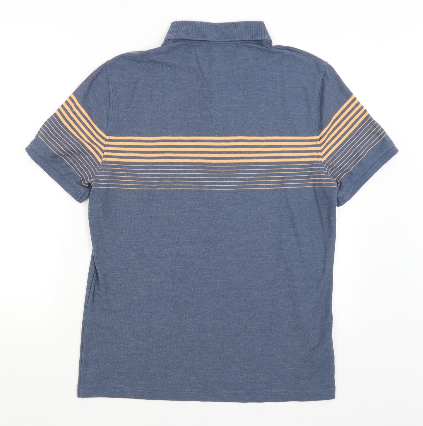 Penguin Mens Blue Striped   T-Shirt Size L