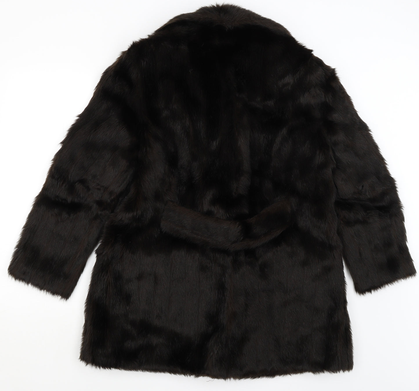 Preworn Womens Brown   Overcoat Coat Size 18