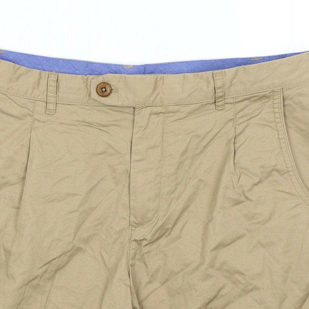 Zara Man Mens Brown   Chino Shorts Size 34 in