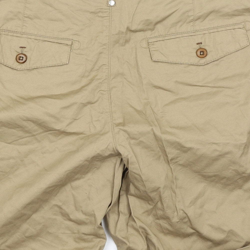 Zara Man Mens Brown   Chino Shorts Size 34 in