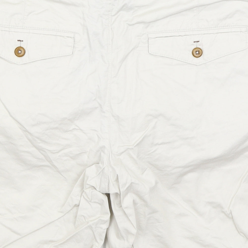 Zara Mens Beige   Chino Shorts Size 34 in