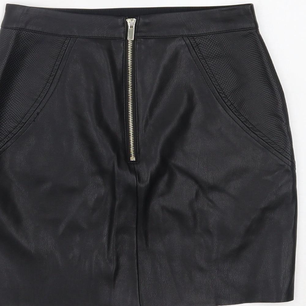 River Island Womens Black   Mini Skirt Size 8
