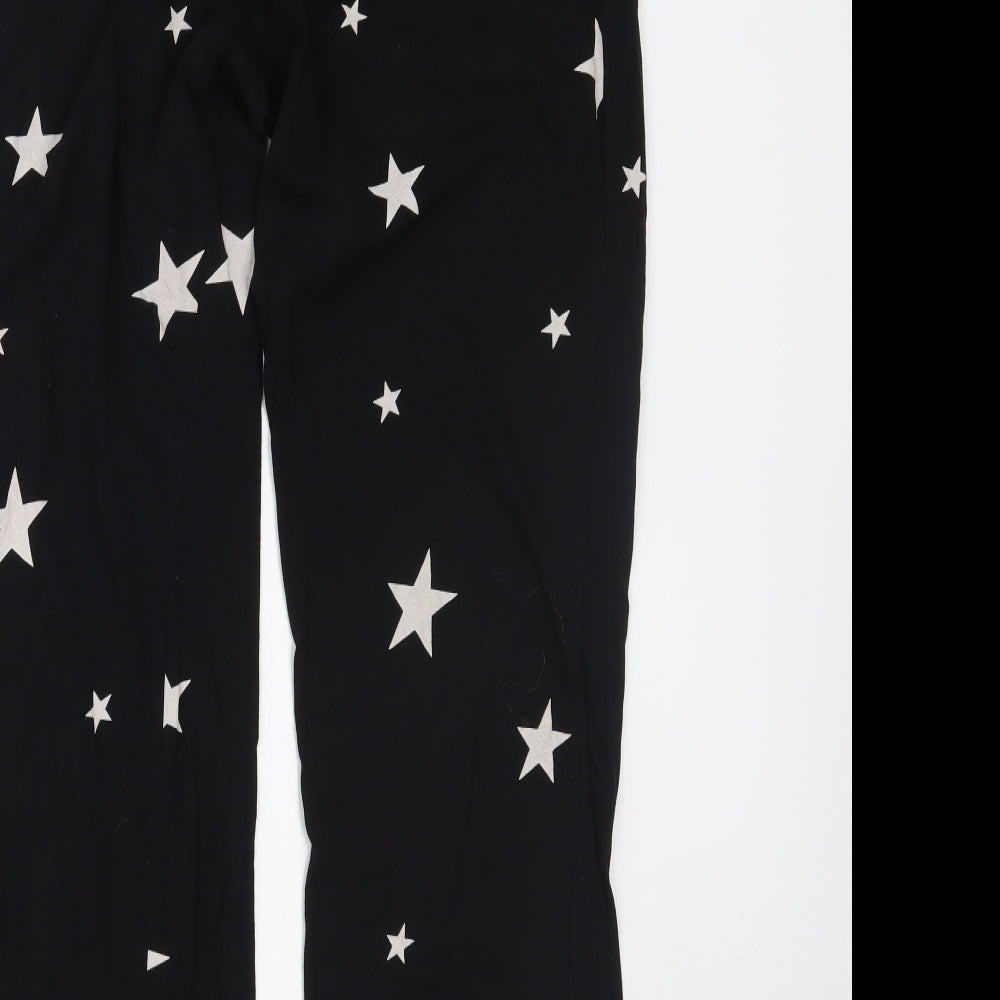 Marks and Spencer Womens Black Polka Dot   Pyjama Set Size M