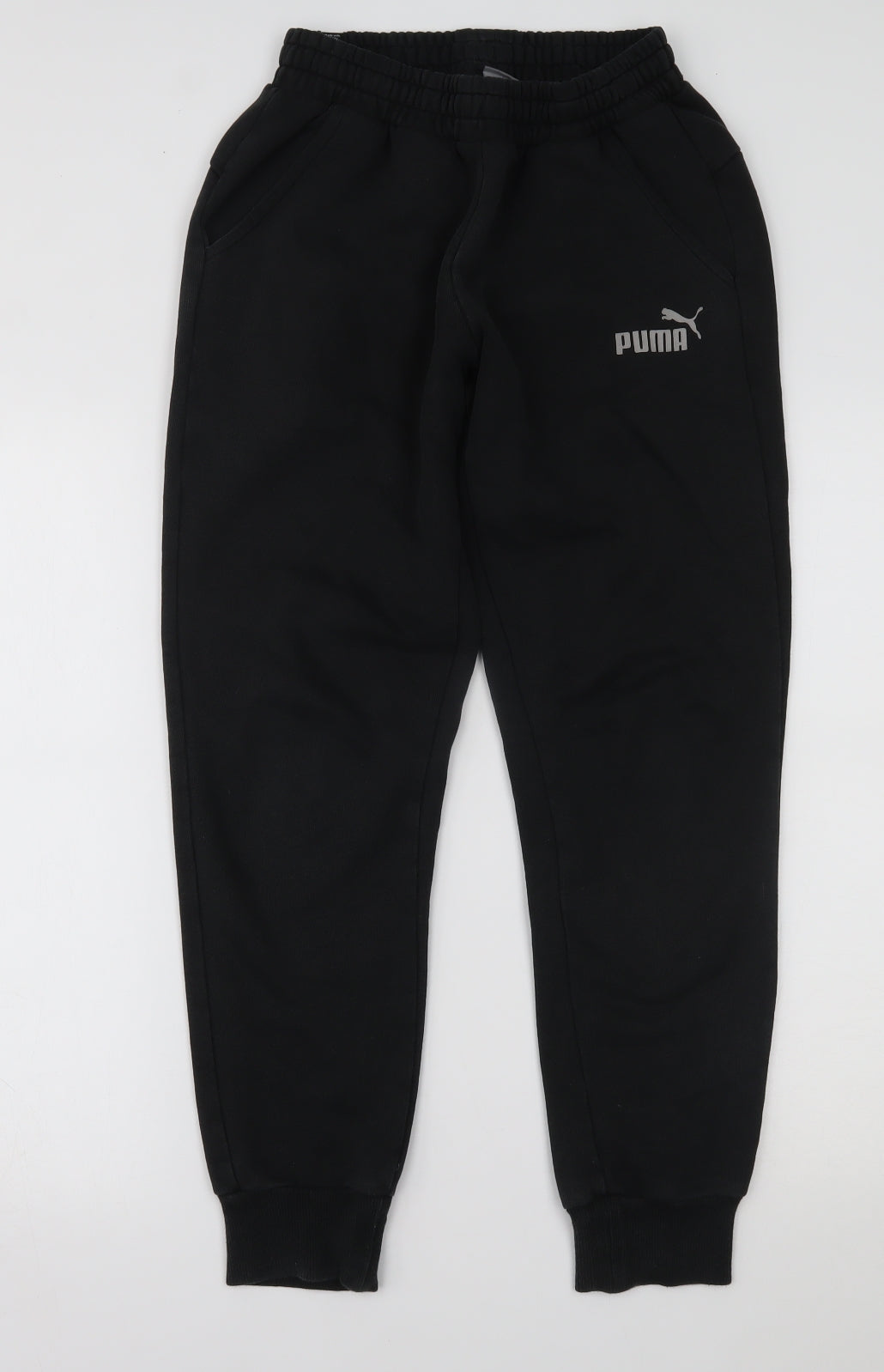 PUMA Womens Black   Jogger Trousers Size XS L28 in