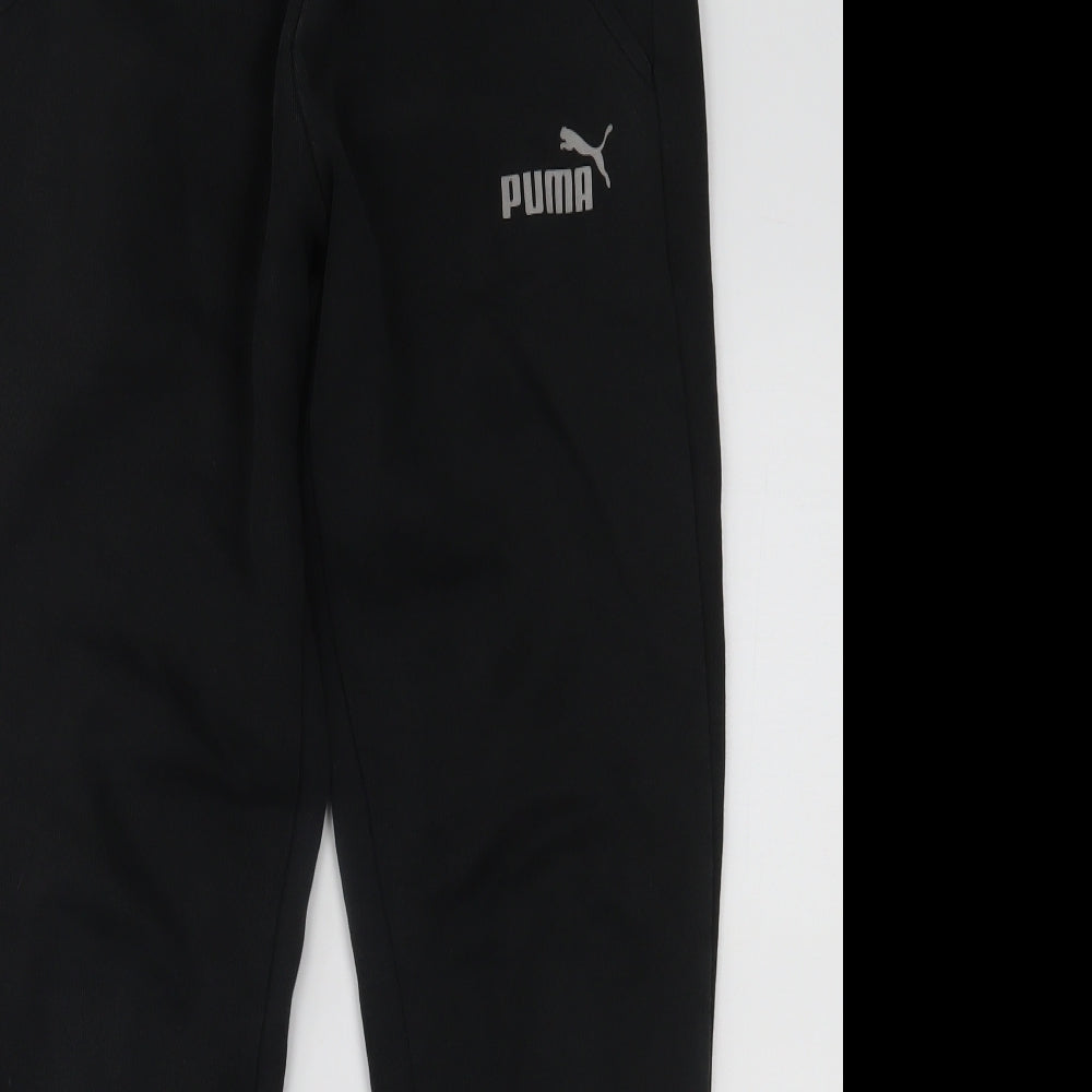 PUMA Womens Black   Jogger Trousers Size XS L28 in
