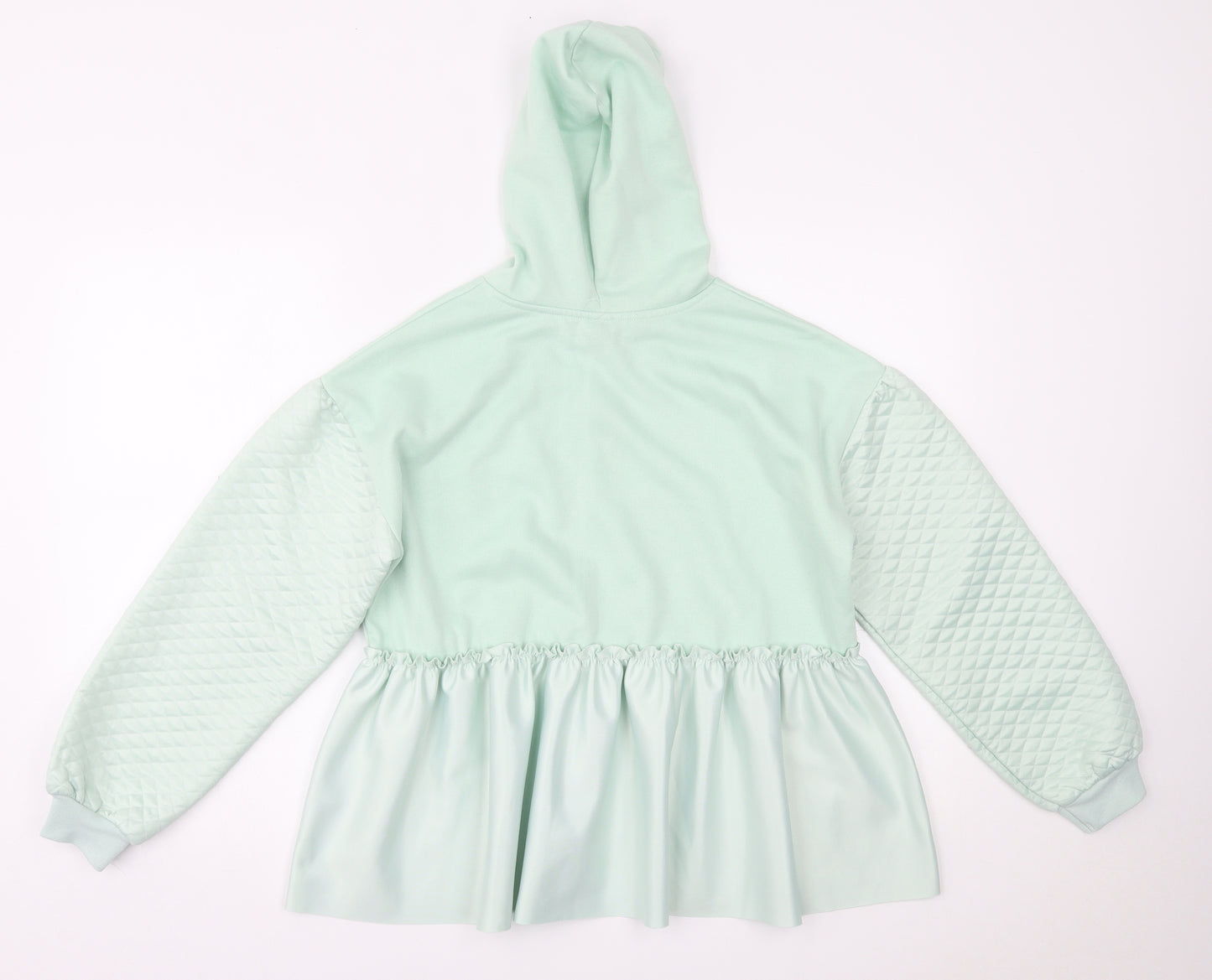 River Island Girls Green   Pullover Hoodie Size 11-12 Years