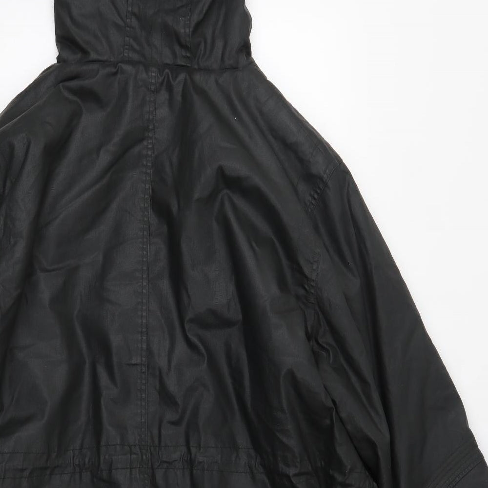 Marks and Spencer Womens Black   Overcoat Coat Size 22