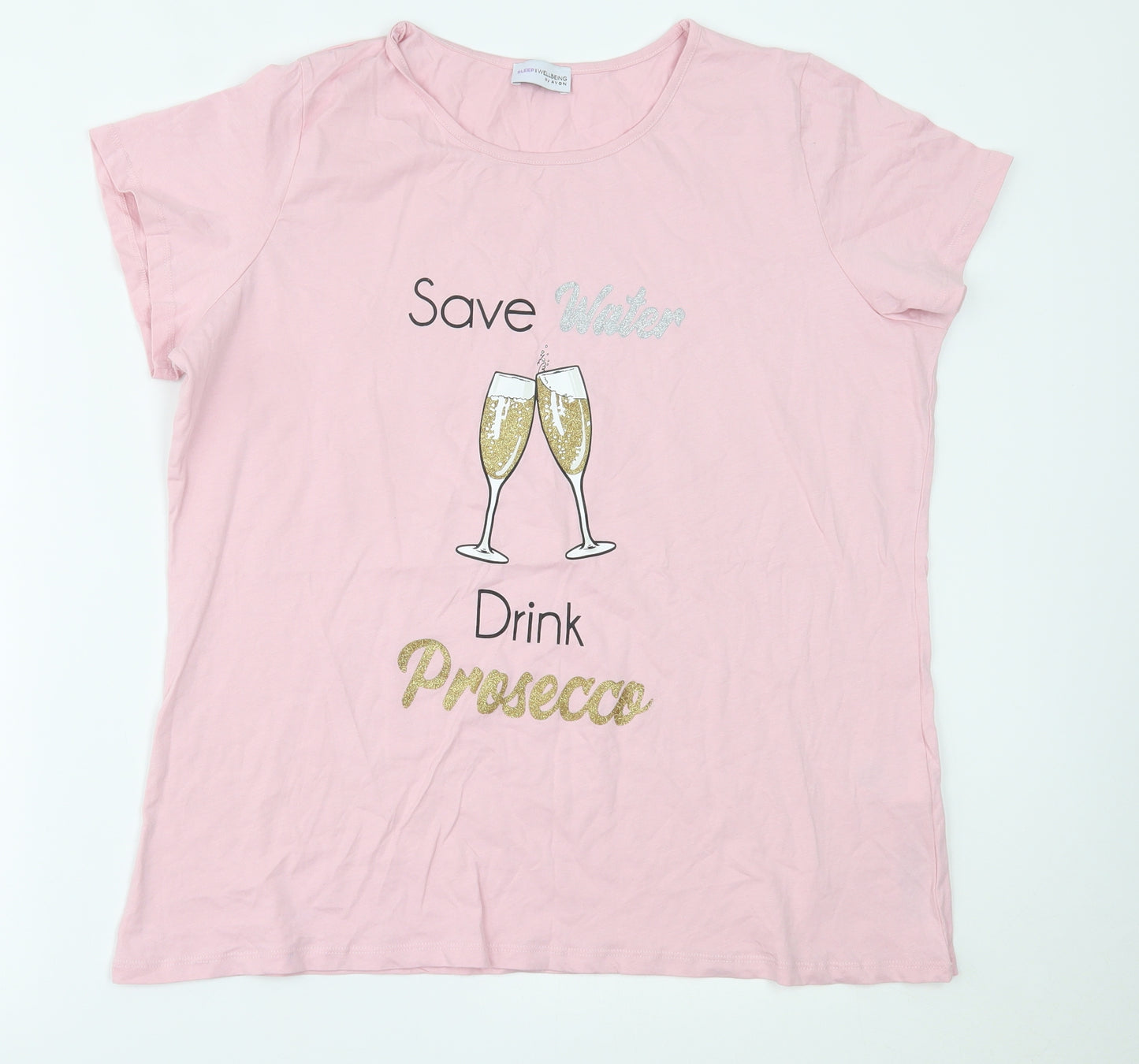 Avon Womens Pink    Pyjama Set Size L