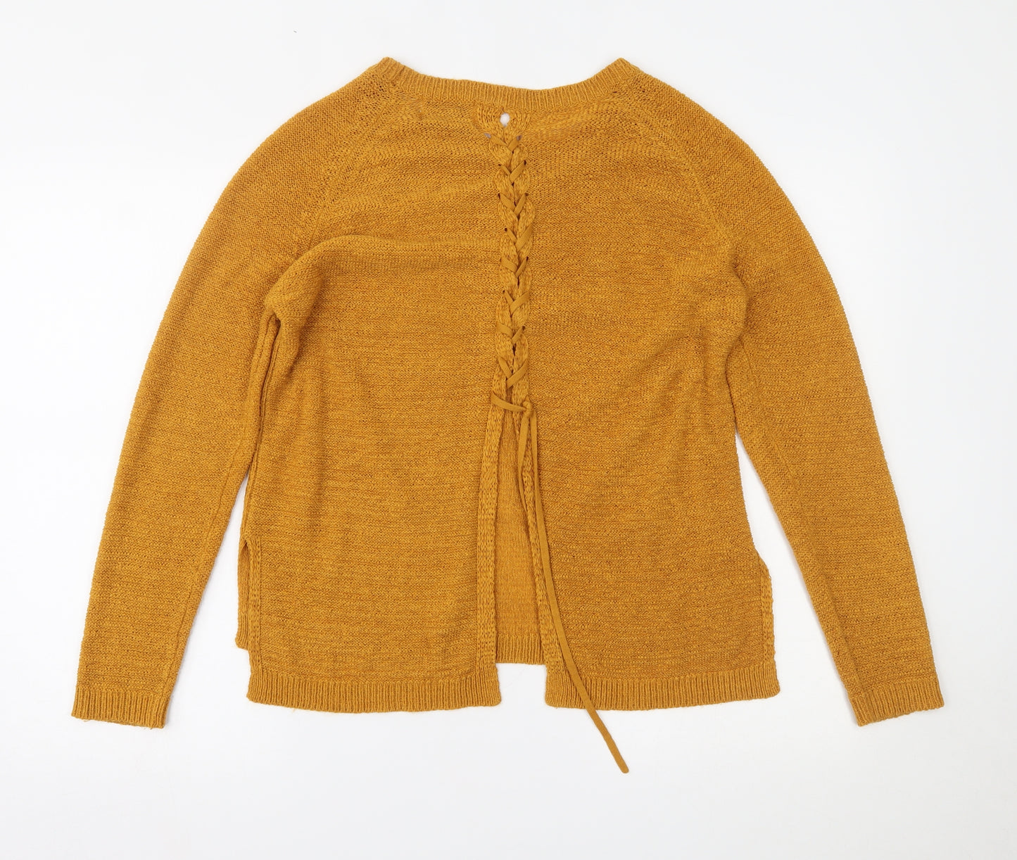 Papaya Womens Yellow   Basic Blouse Size M