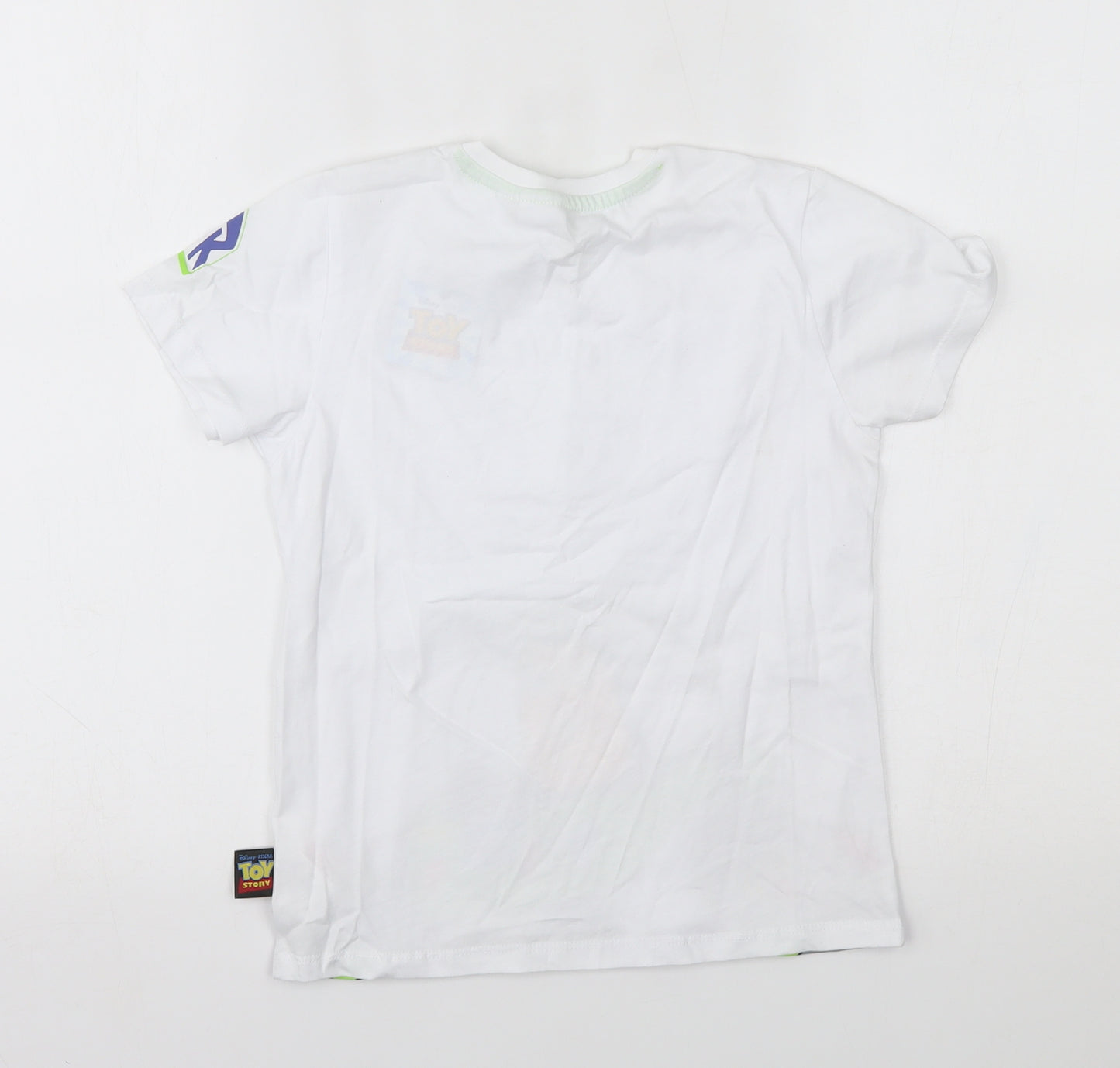 Primark Boys White   Basic T-Shirt Size 6-7 Years  - TOY STORY