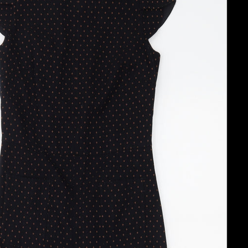 NEXT Womens Blue Polka Dot  Pencil Dress  Size 10