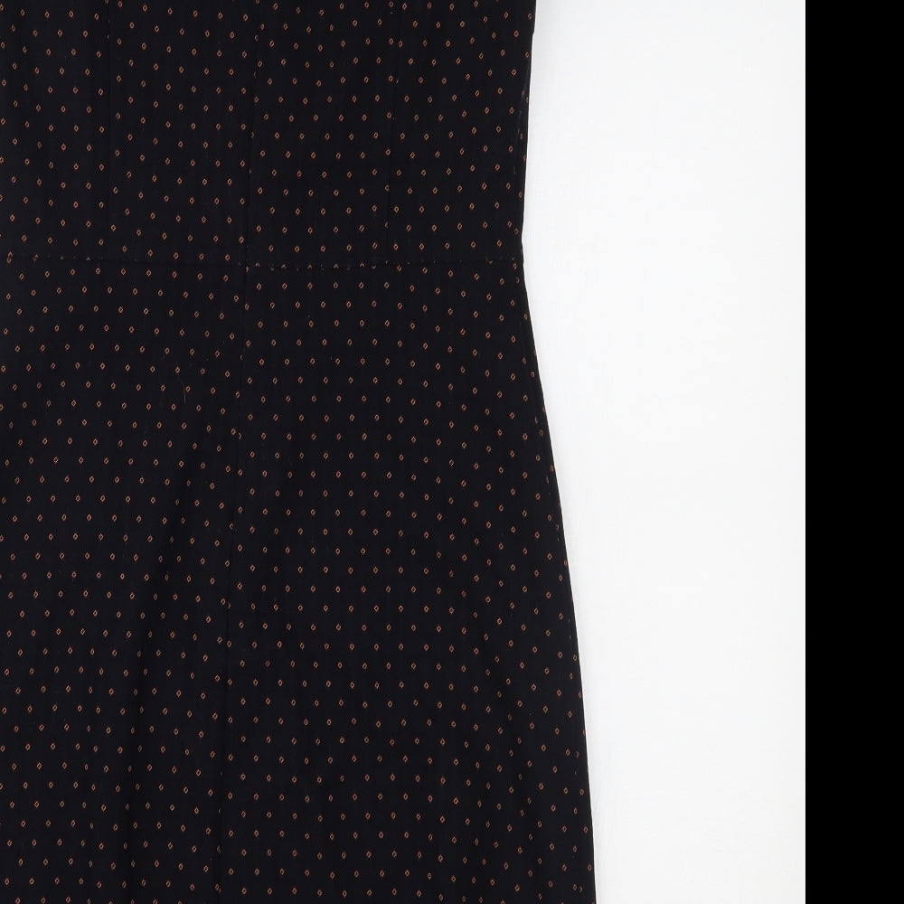 NEXT Womens Blue Polka Dot  Pencil Dress  Size 10