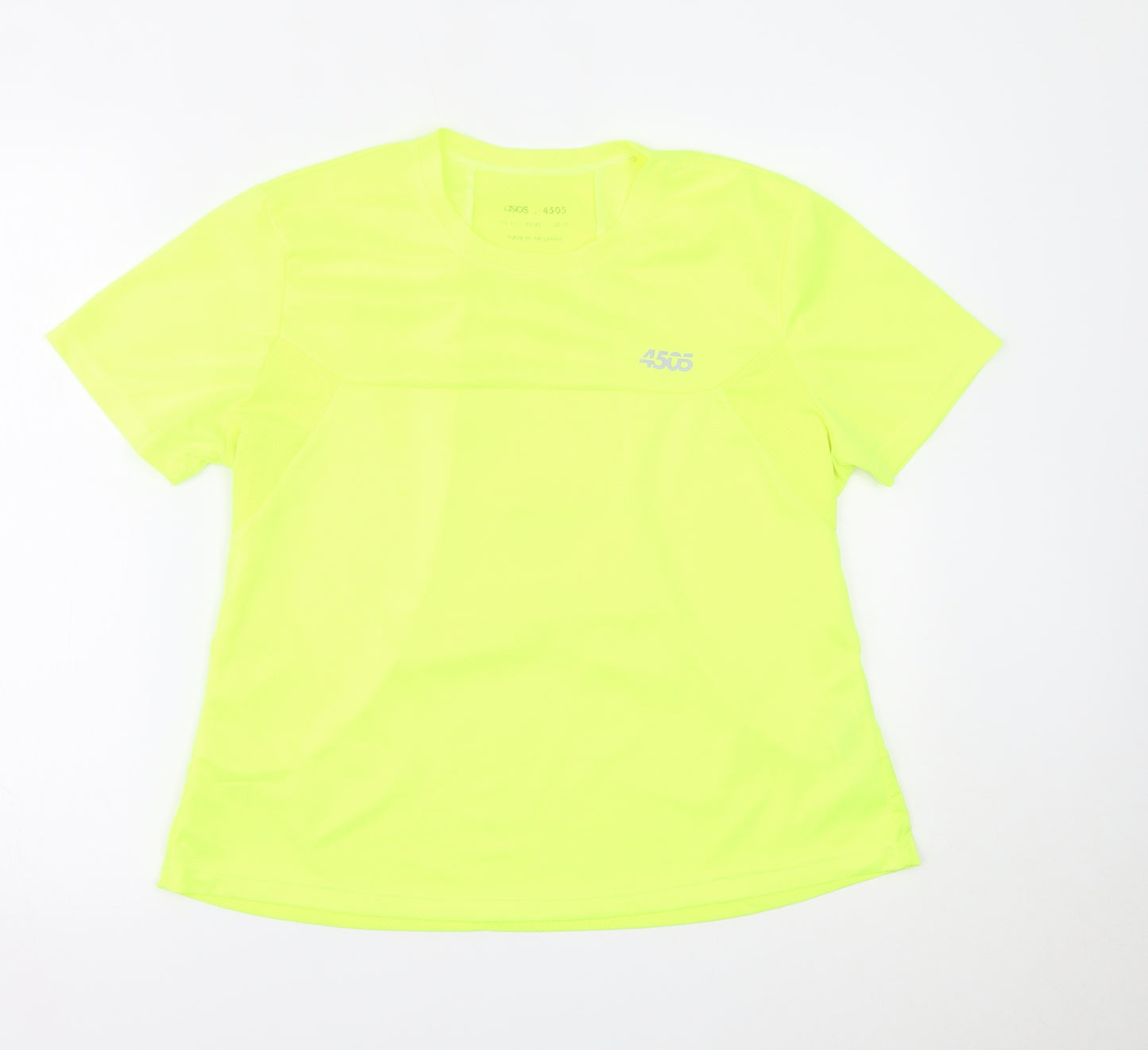 ASOS Womens Yellow   Basic T-Shirt Size 14