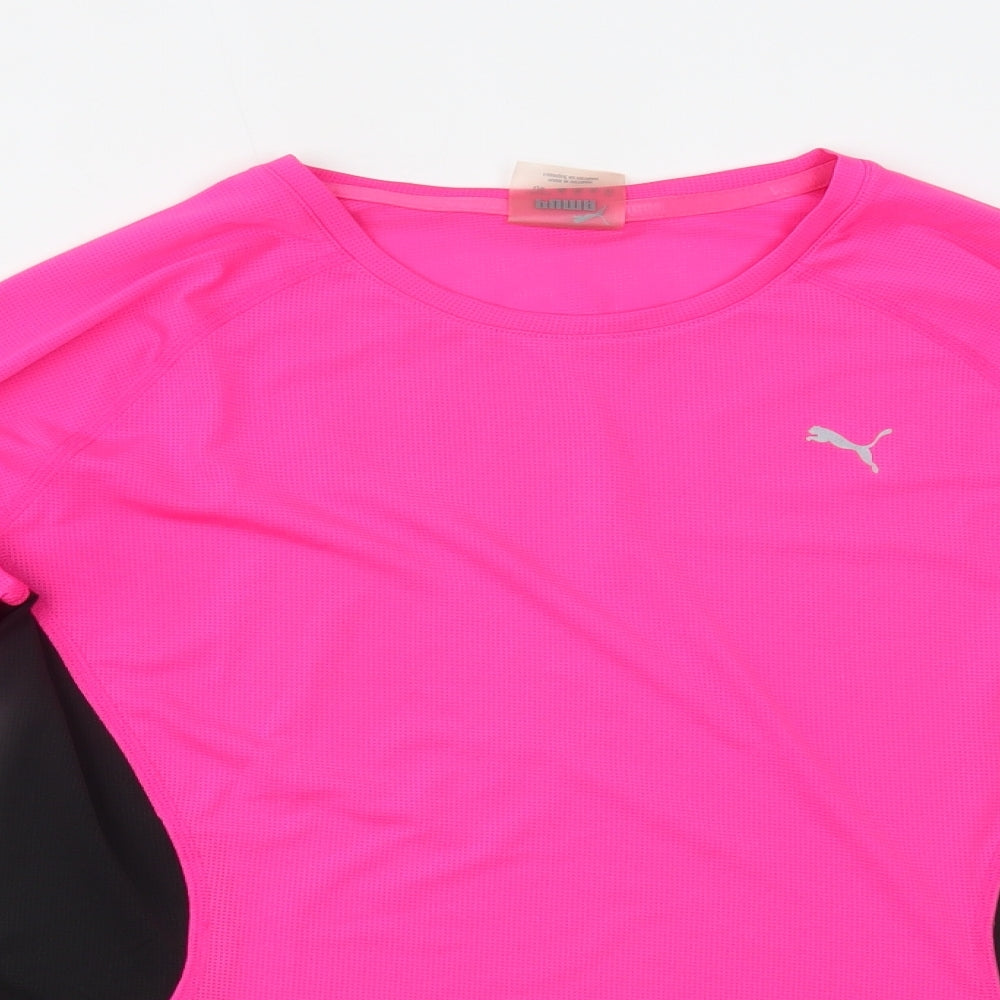PUMA Womens Pink   Basic Casual Size L