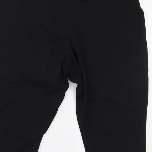 George Womens Black   Sweat Shorts Size 22