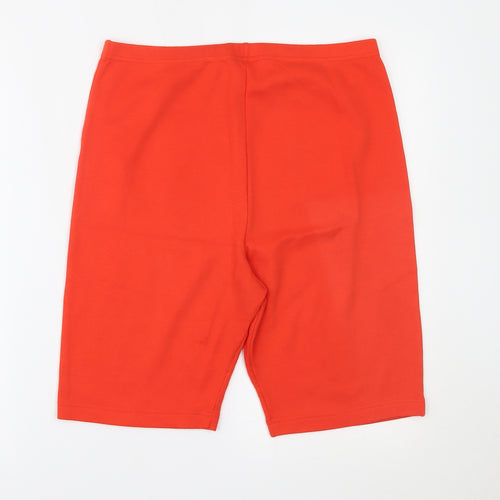 essence Womens Orange   Sweat Shorts Size 22