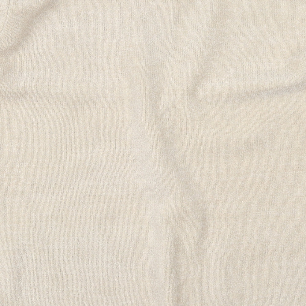 Avant Garde Womens Beige   Cardigan Jumper Size M