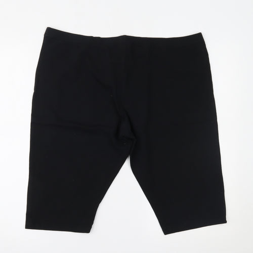 George Womens Black   Sweat Shorts Size 24