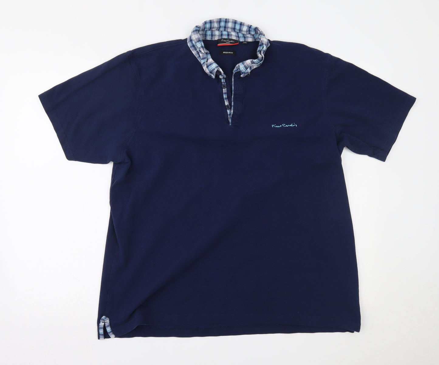 Pierre Cardin Mens Blue    Polo Size 3XL