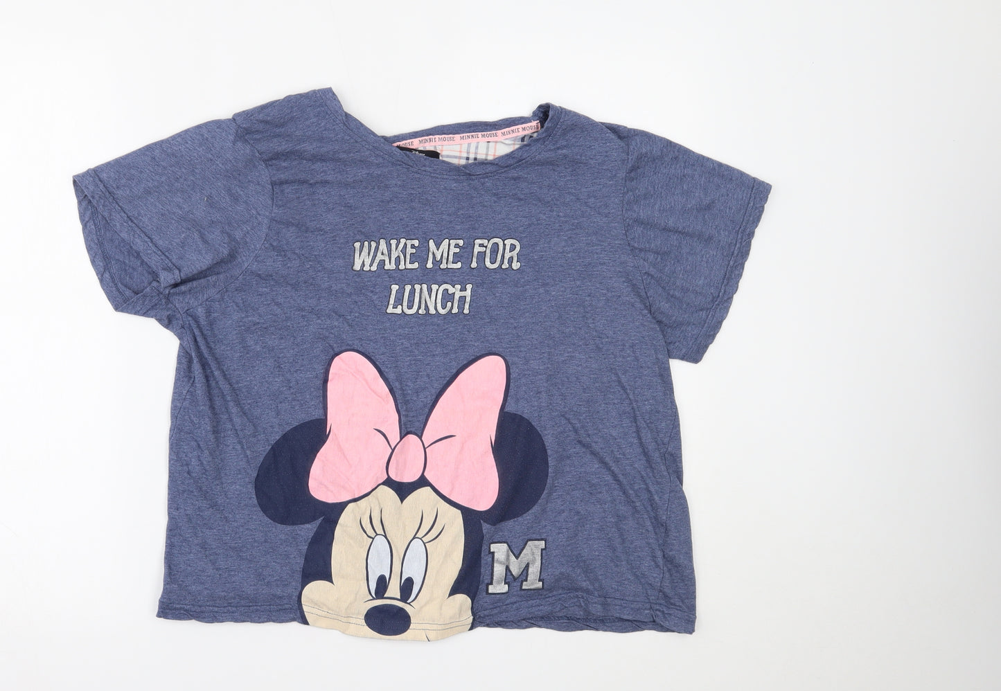 Primark Womens Blue   Top Pyjama Top Size XL  - minnie mouse