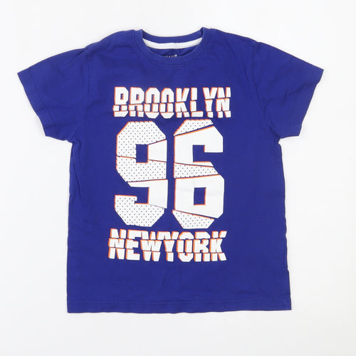 Primark Boys Blue   Basic T-Shirt Size 6-7 Years