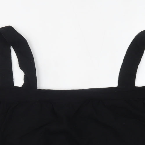 H&M Womens Black   Cropped Tank Size XL