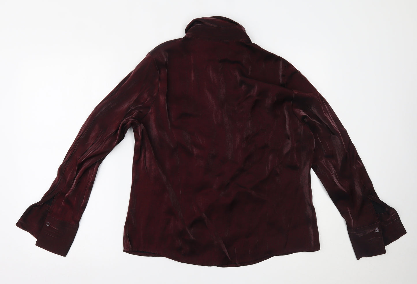 AMARANTO Womens Red   Basic Button-Up Size 18