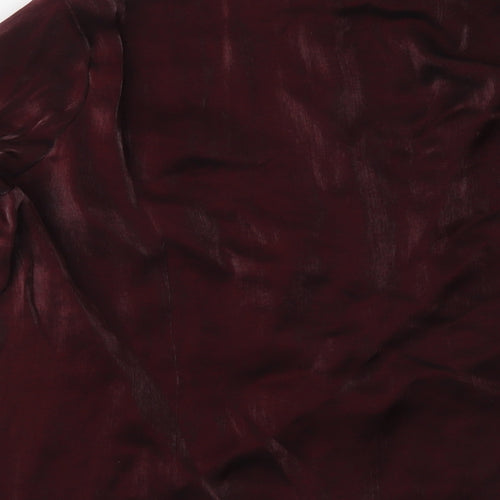 AMARANTO Womens Red   Basic Button-Up Size 18