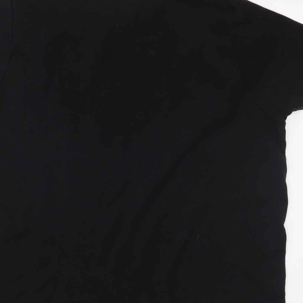 Arcadia Womens Black   Basic T-Shirt Size 24