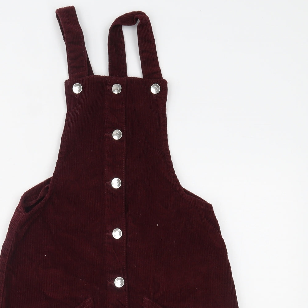 Miss evie Girls Red   Pinafore/Dungaree Dress  Size 11-12 Years