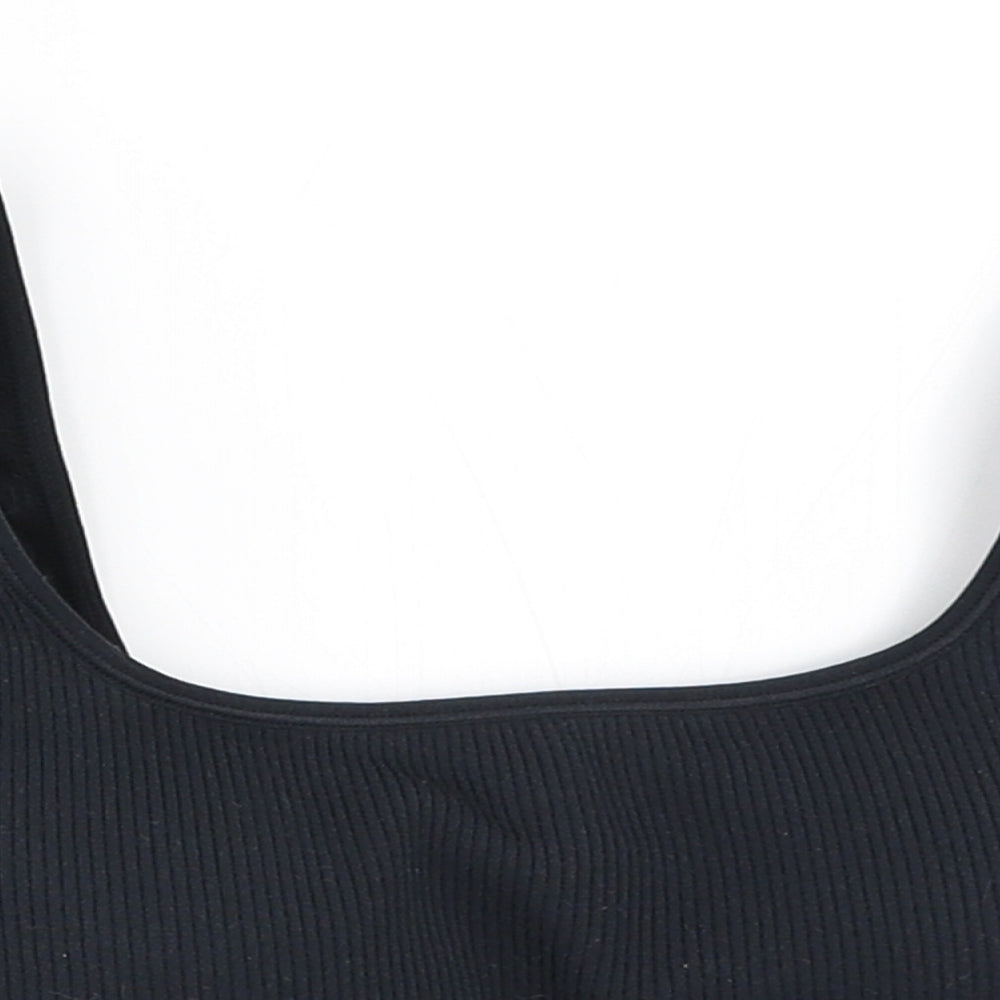 George Womens Black   Cropped Tank Size XL  - sports bra