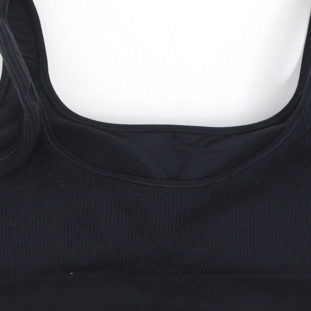George Womens Black   Cropped Tank Size XL  - sports bra