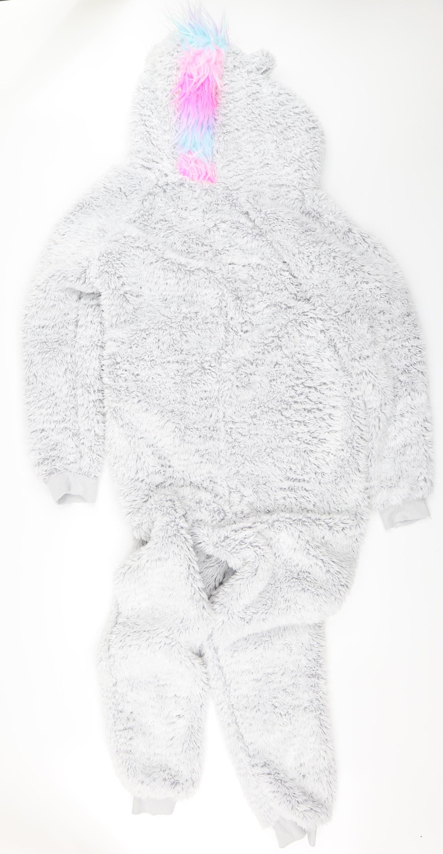 F&F Womens Grey Solid  Top Robe Size M