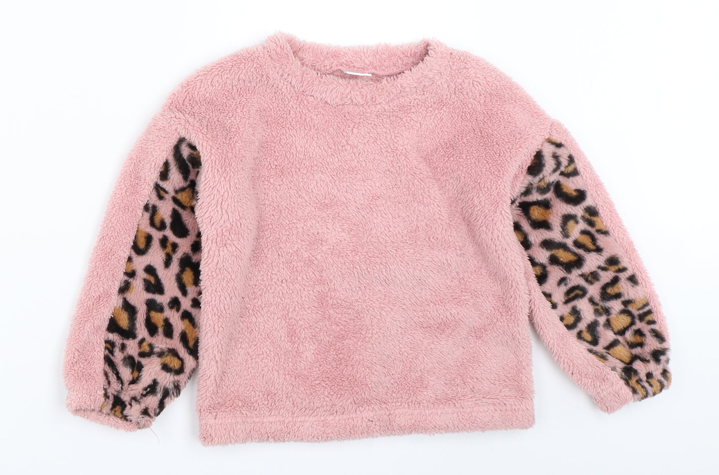 PatPat Girls Pink   Pullover Jumper Size 5-6 Years