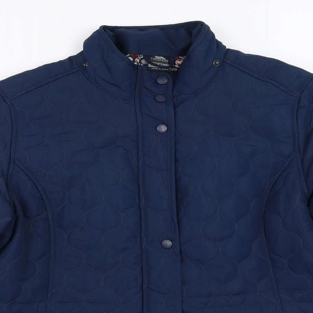 Trespass Womens Blue   Quilted Coat Size 18