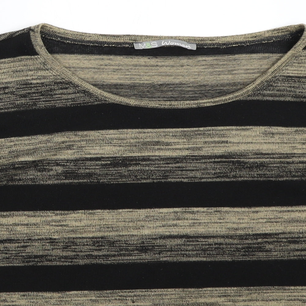 Marks and Spencer Womens Black   Pullover Jumper Size 14