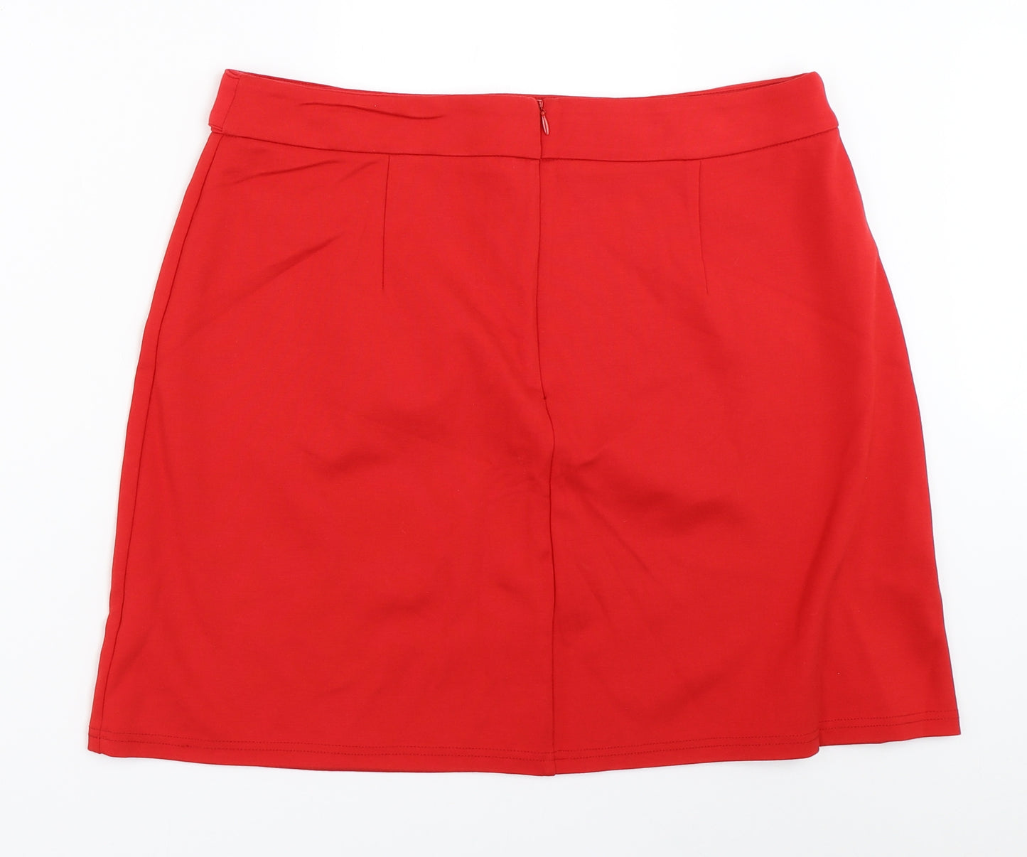 Dorothy Perkins Womens Red   A-Line Skirt Size 16