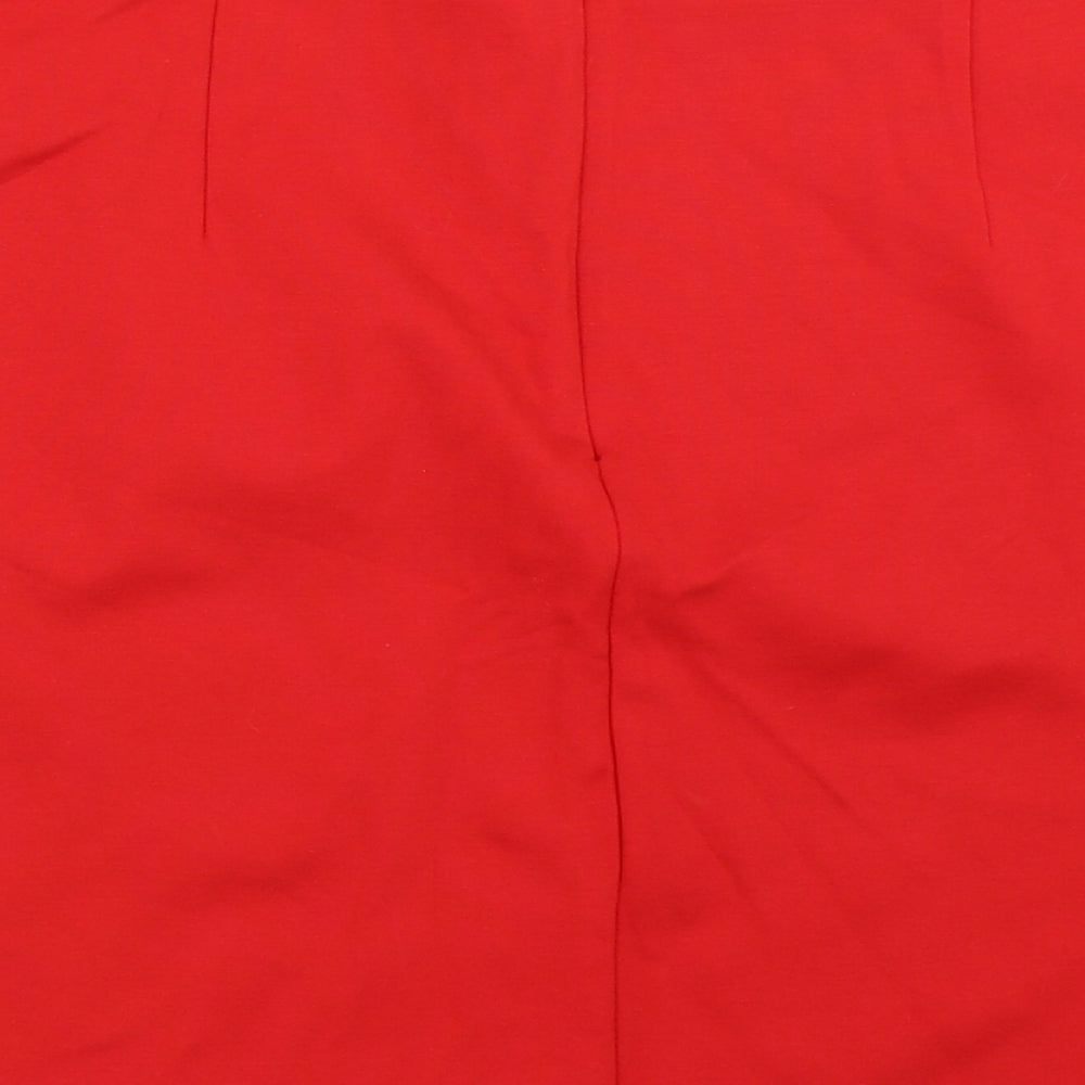 Dorothy Perkins Womens Red   A-Line Skirt Size 16