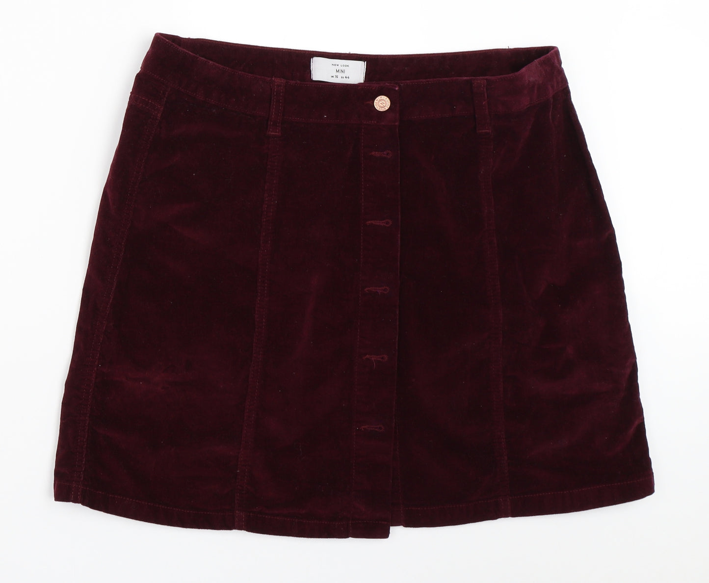 New Look Womens Red   Mini Skirt Size 16