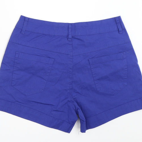 E&D Womens Blue   Hot Pants Shorts Size S