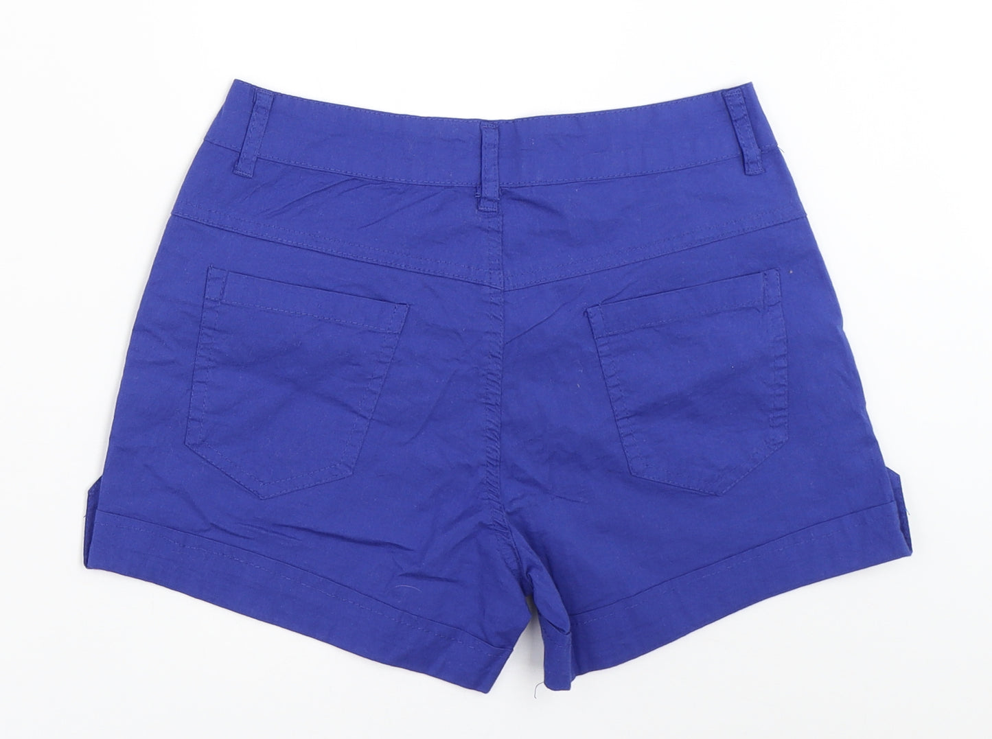 E&D Womens Blue   Hot Pants Shorts Size S