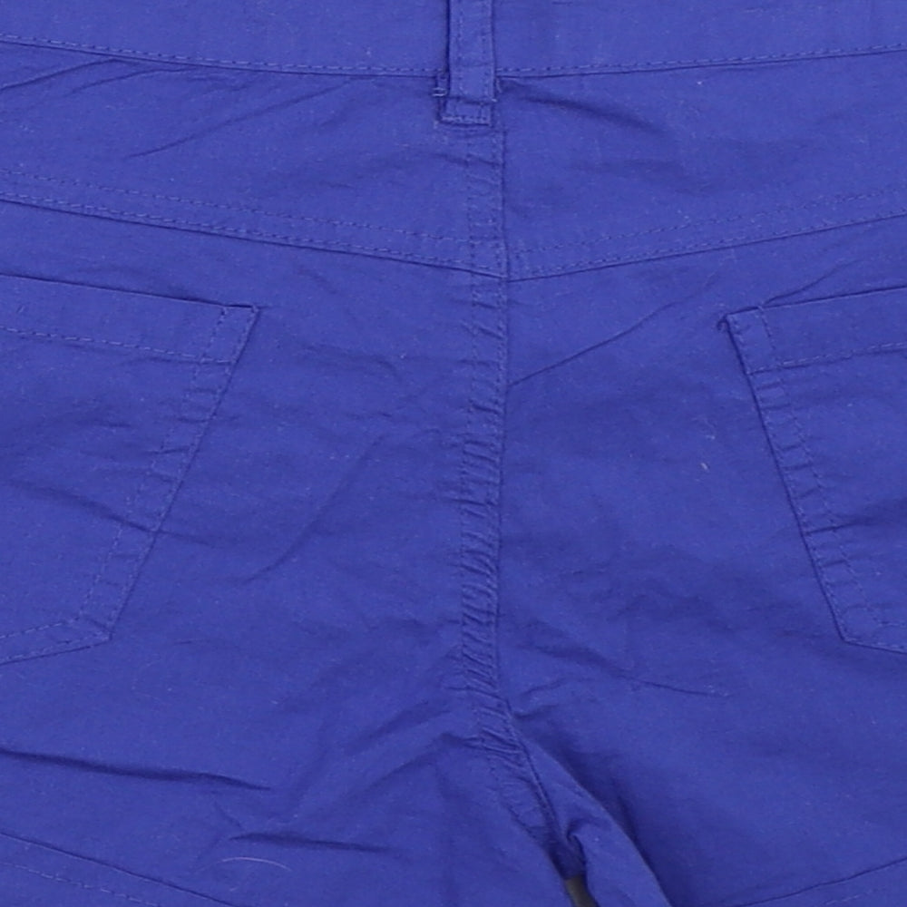 E&D Womens Blue   Hot Pants Shorts Size S