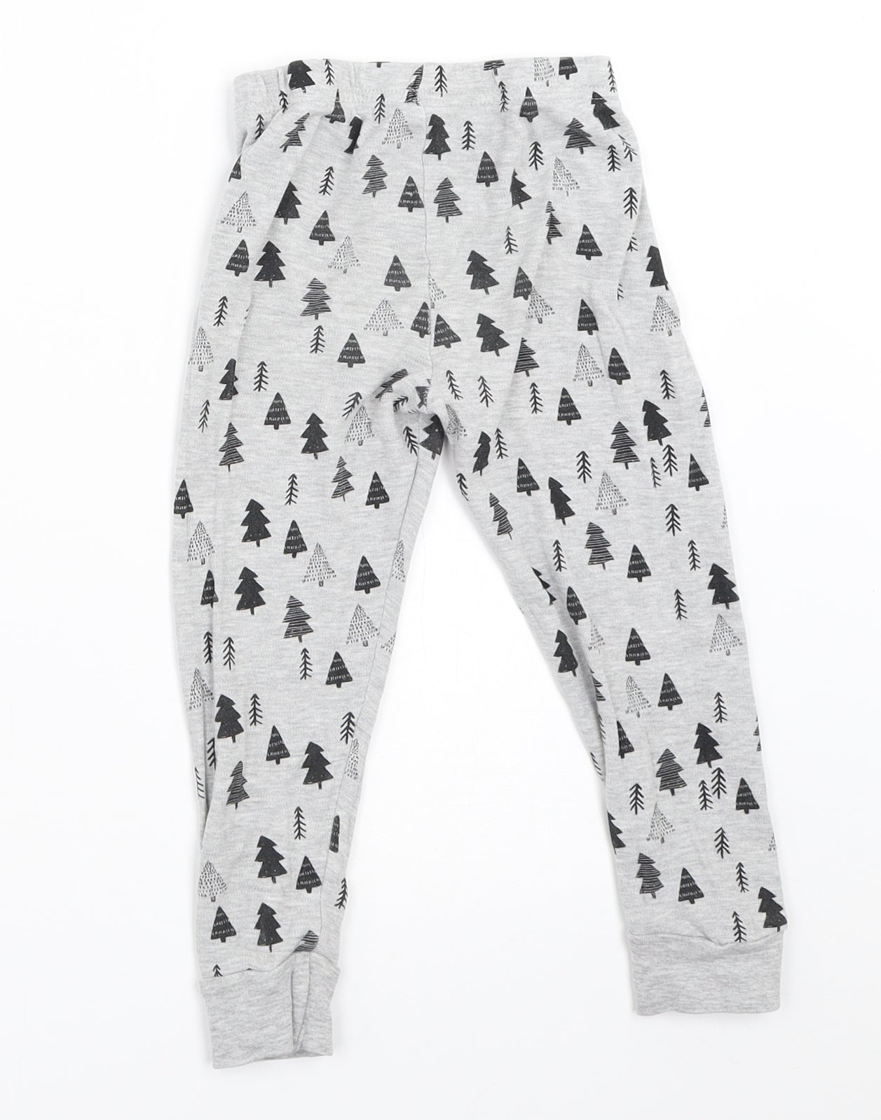 George Boys Grey Solid   Pyjama Pants Size 3-4 Years