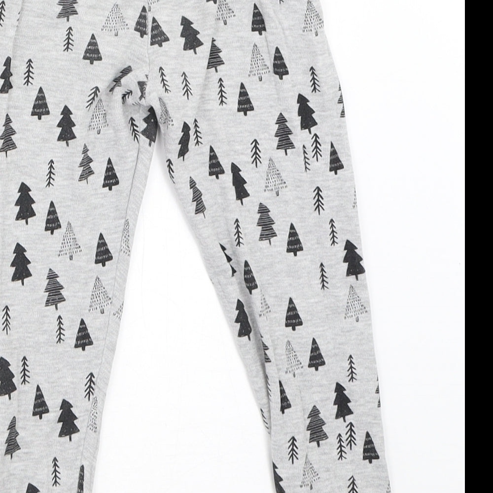 George Boys Grey Solid   Pyjama Pants Size 3-4 Years