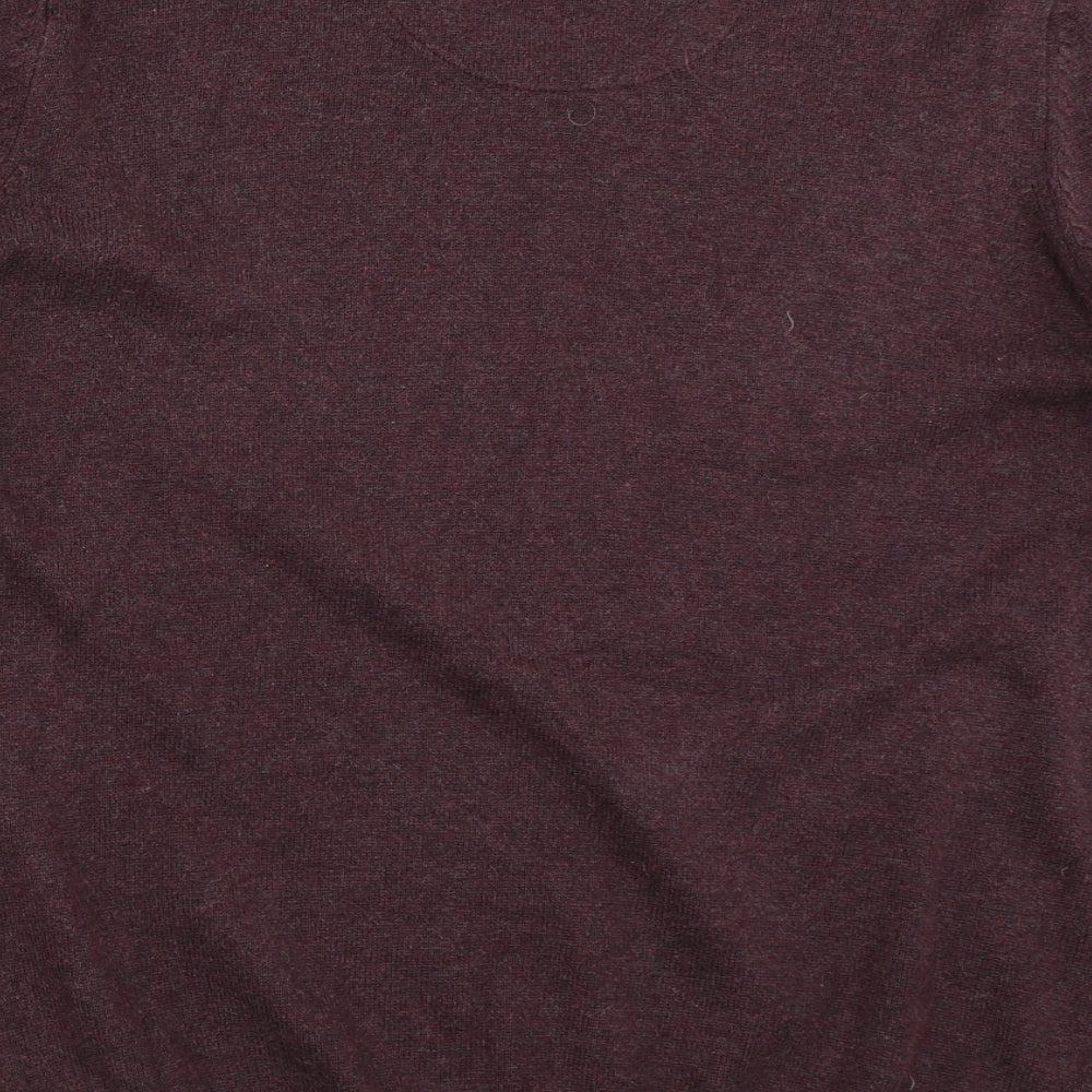 Marks and Spencer Mens Purple   Pullover Jumper Size L