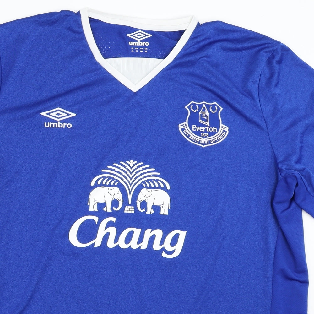 Umbro Mens Blue    T-Shirt Size XL  - Everton FC